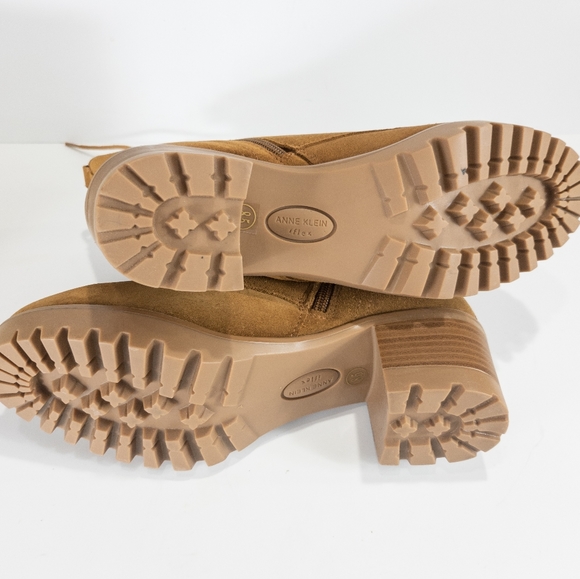 Anne Klein Abott Combat Boots Cognac -8.5 - Picture 12 of 13